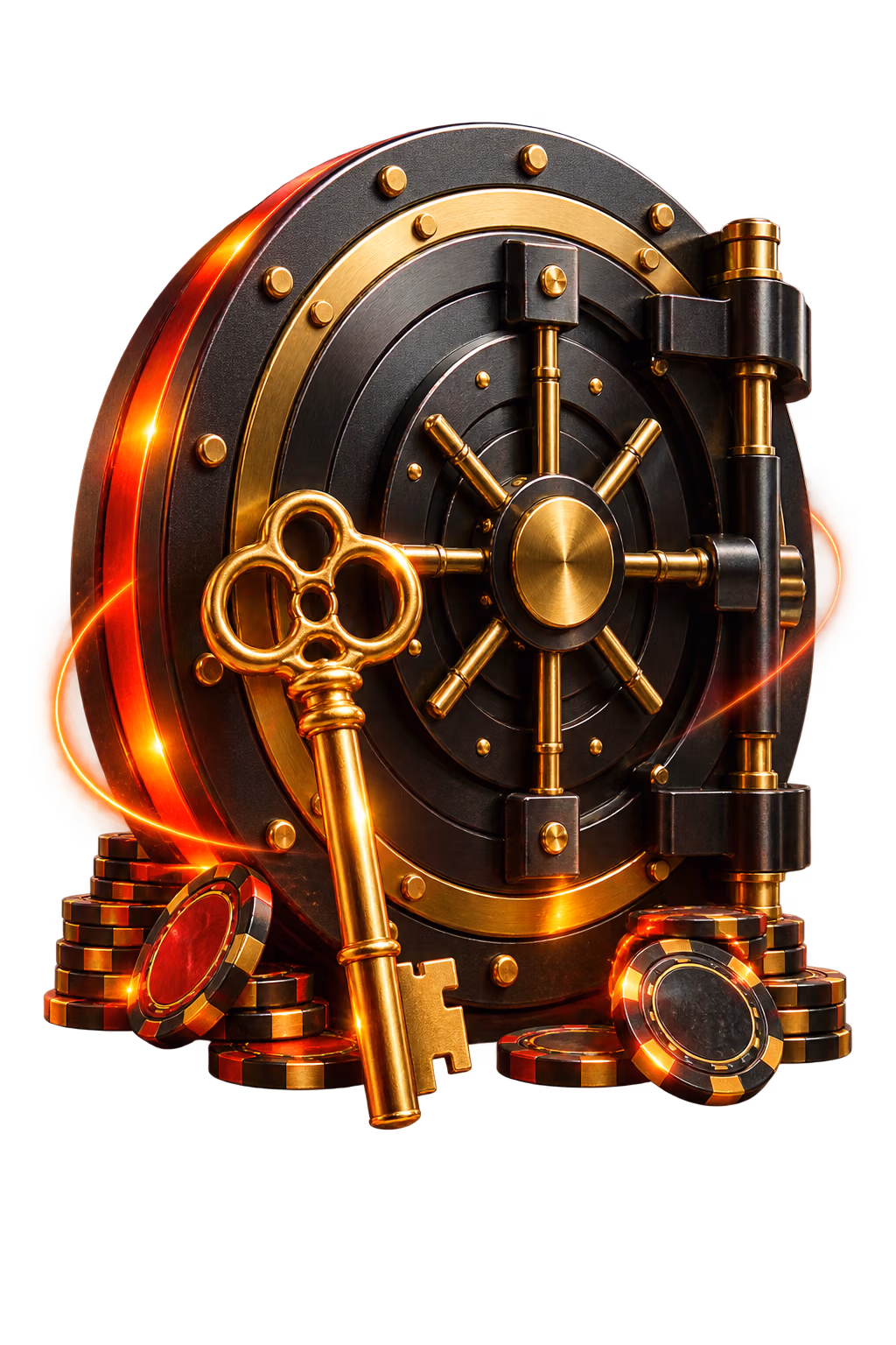 Yesplay vault door with key